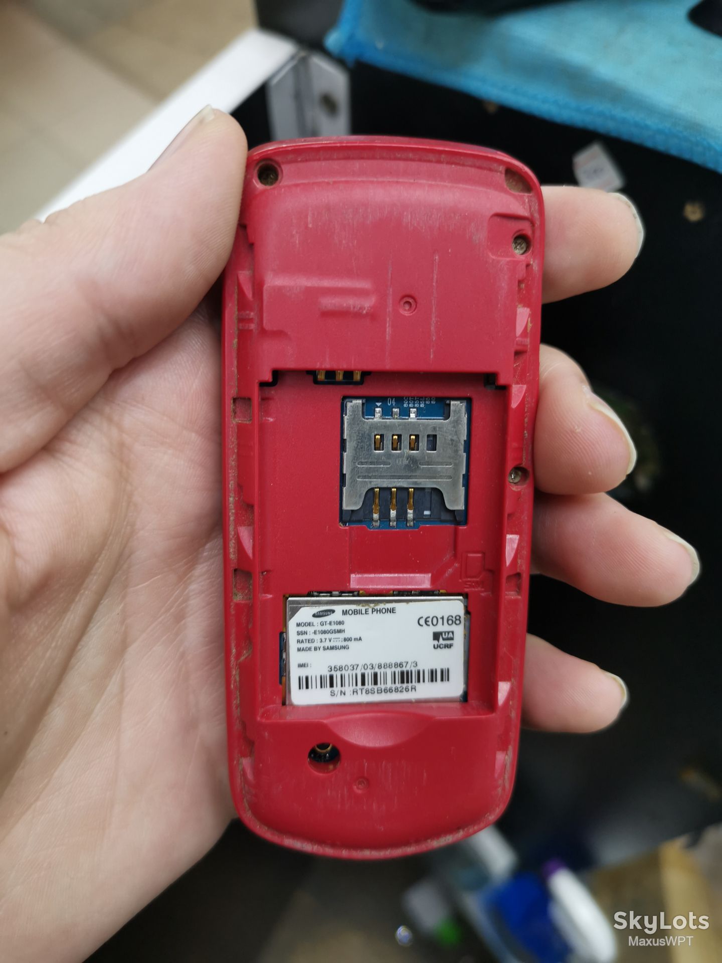 Sklad samsung e1080i red ne charge - фото фото фото 1