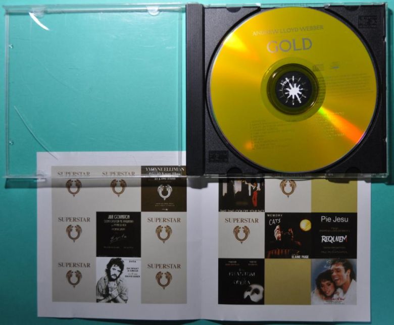 Andrew Lloyd Webber - Gold - CD (Sarah Brightman,Jose Carreras,Madonna...) - фото фото фото 1