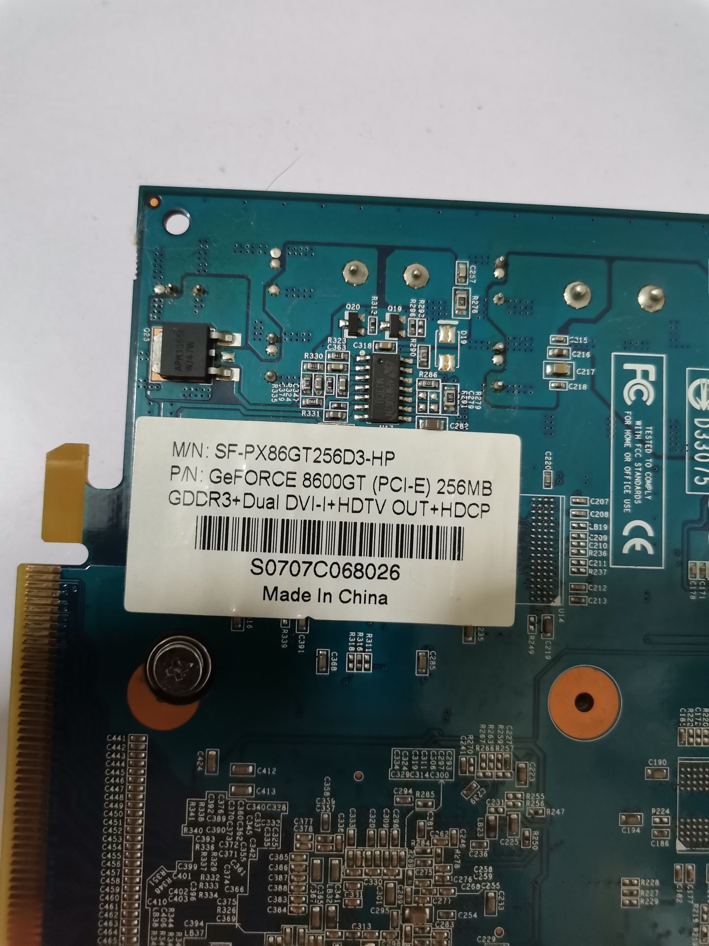 Видеокарта GeForce 8600GT PCI-E 256mb GDDR3 SF-PX86GT256D3-HP - фото фото фото 2