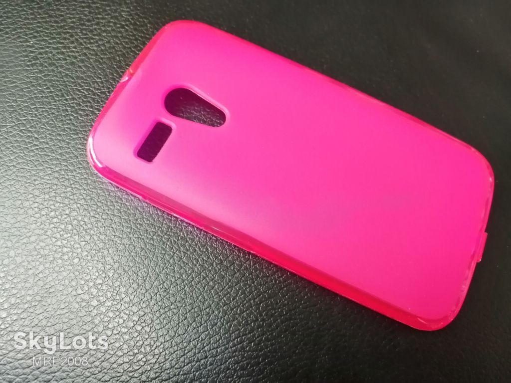 Чехол силиконовый для Motorola Moto G XT1028 pink - фото фото фото 1