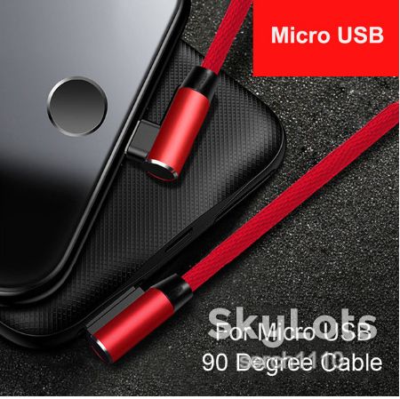 Oppselve Micro USB  90° Nylon кабель быстрой зарядки 1 м - фото фото фото 2