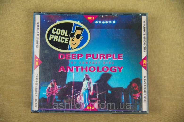 Музичний диск CD. Deep Purple - Anthology (1991) 2cd - фото фото фото 1