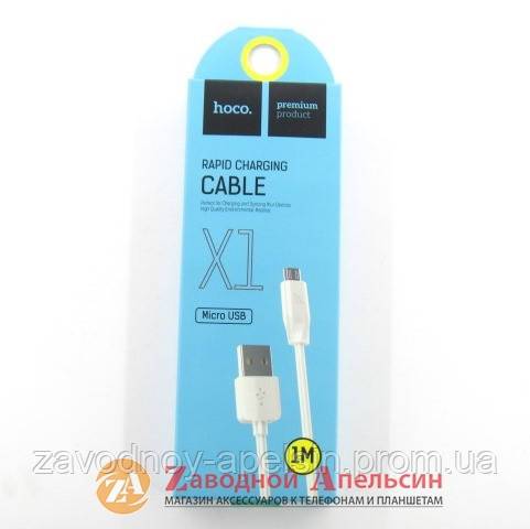 USB кабель hoco X1 micro микро 1m - фото фото фото 1