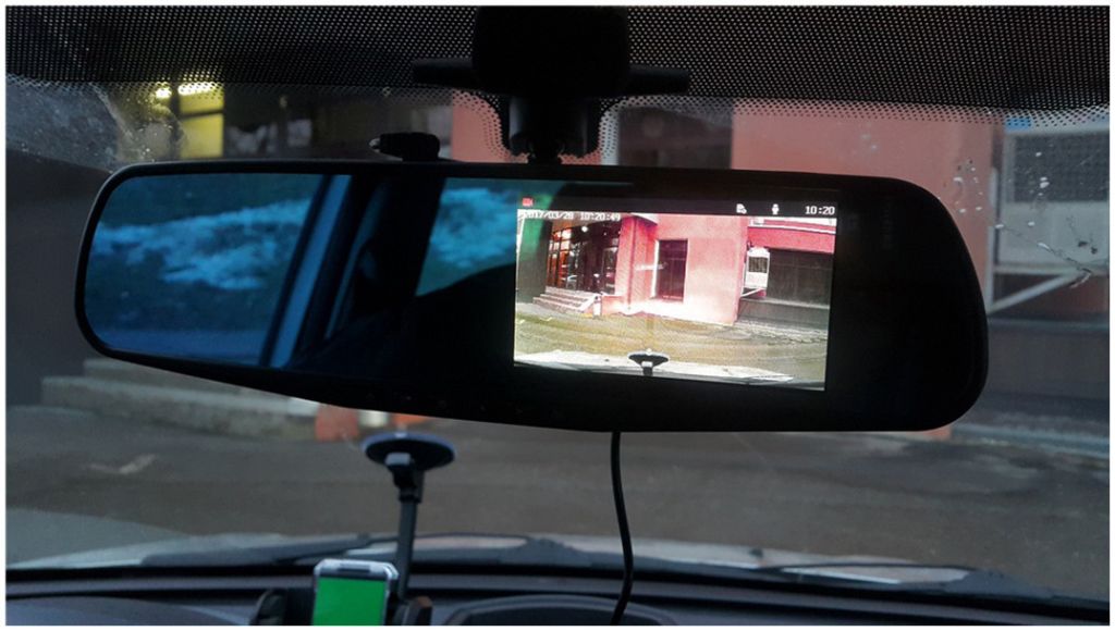 Автомобильное зеркало видеорегистратор  на 2 камеры VEHICLE BLACKBOX DVR 1080p - фото фото фото 5