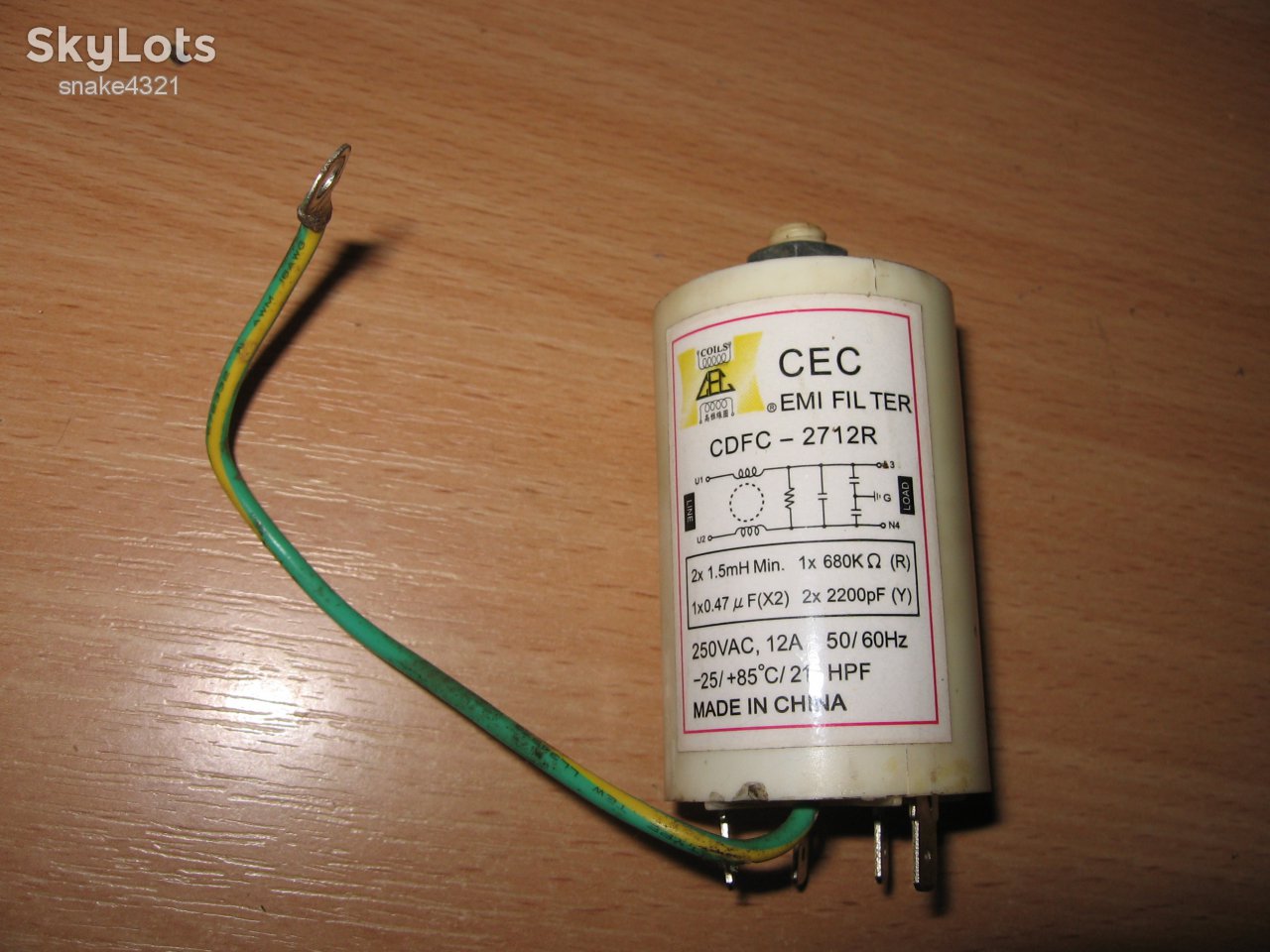 Сетевой фильтр CDFC-2712R - фото фото фото 0
