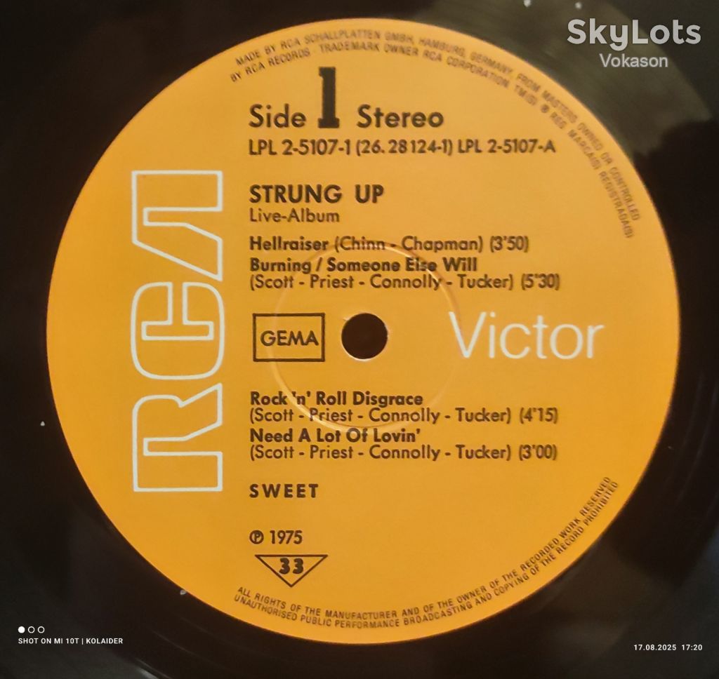 Sweet - Strung Up  2lp,G/F  NM/NM-/NM- - фото фото фото 4