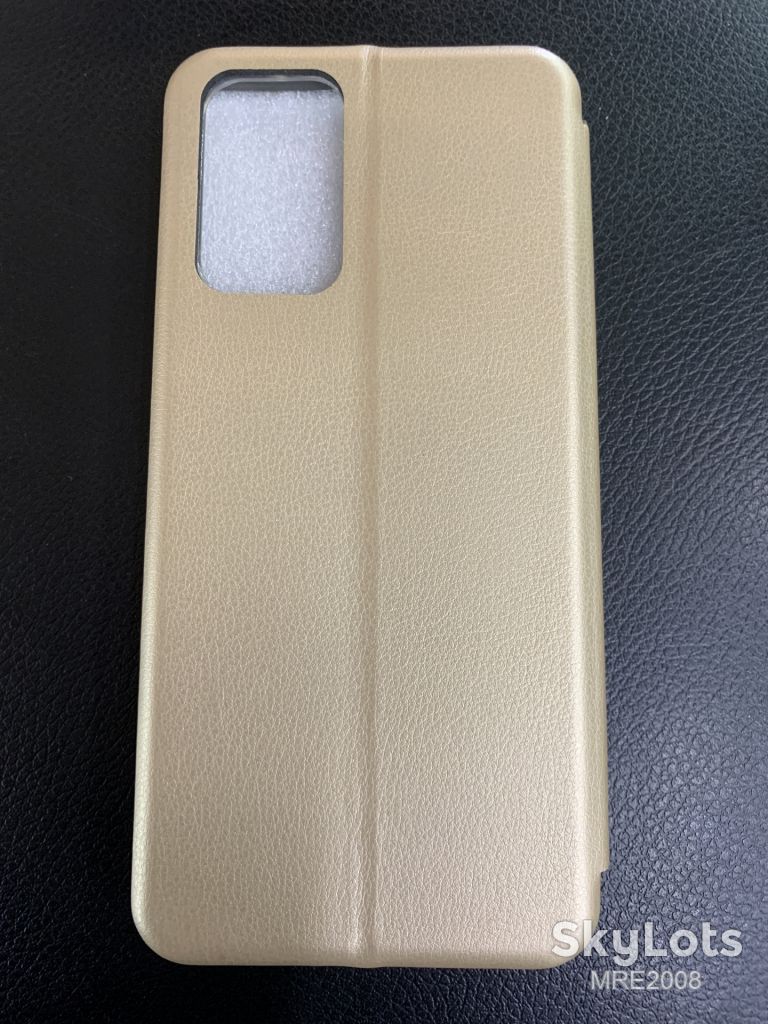 Чехол-книжка Premium Leather для Xiaomi Redmi Note 10 Pro gold - фото фото фото 2