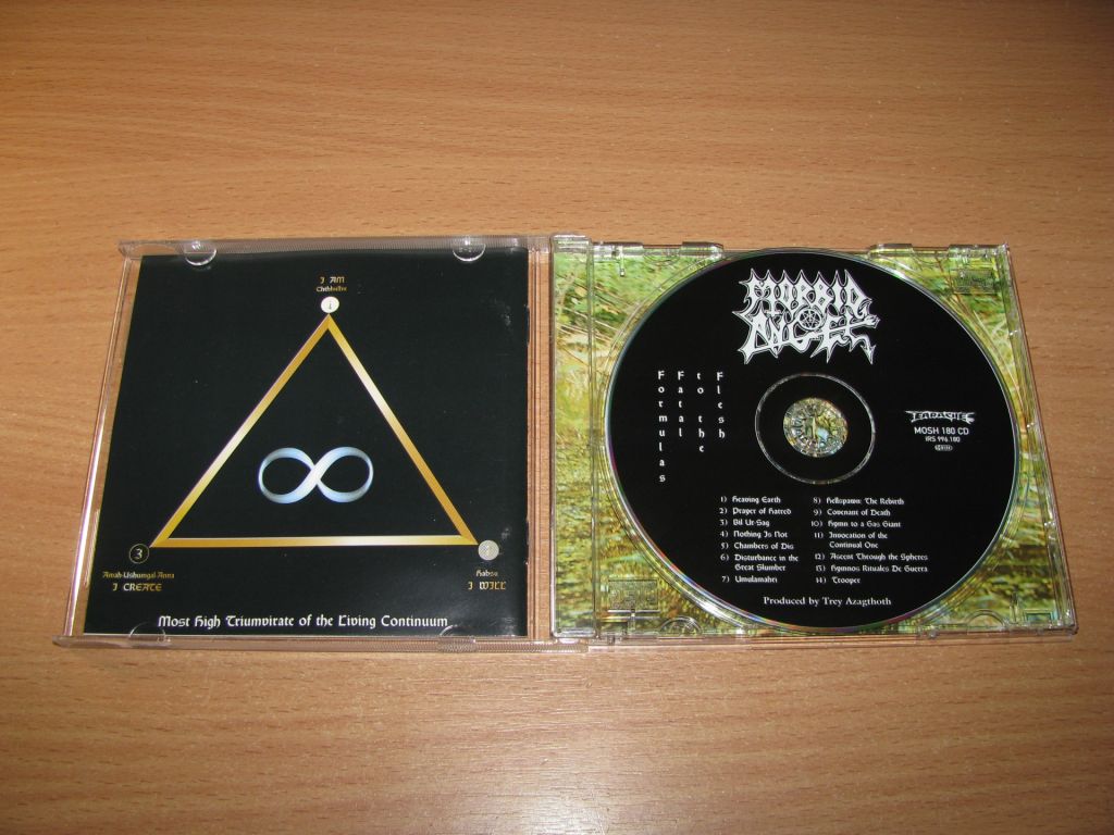 MORBID ANGEL - Formulas Fatal To The Flesh  (1998 Earache 1st press,UK) - фото фото фото 1