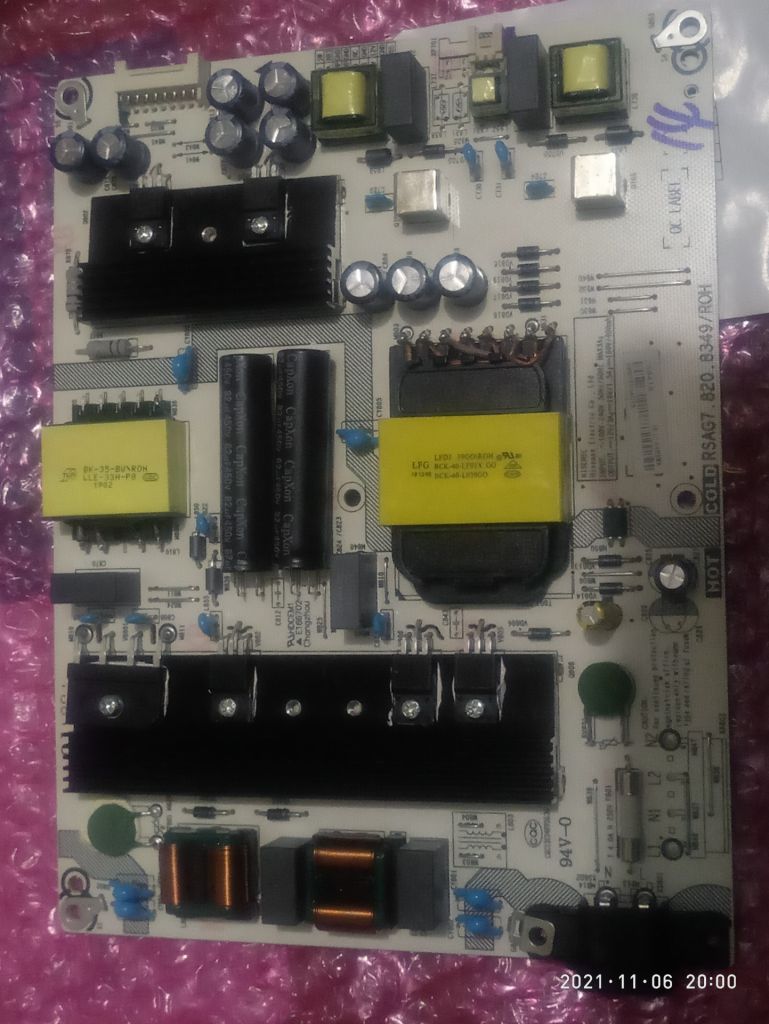 POWER BOARD RSAG7.820.8349 Hisense 58A6100 - фото фото фото 3