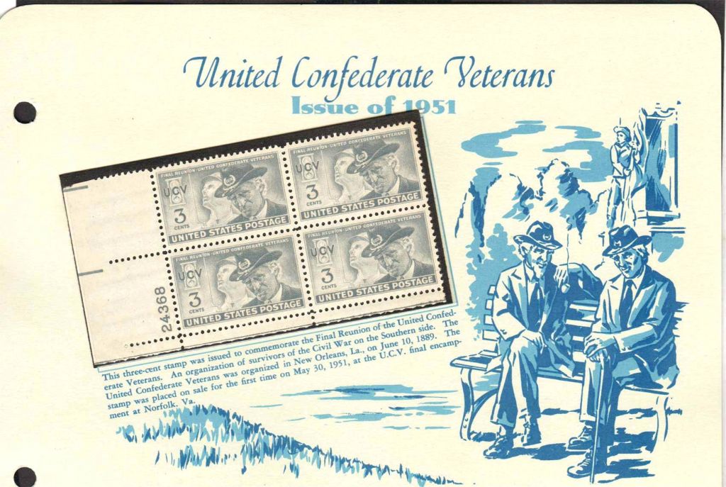 США 1951  г   квартблок MNH - ветераны - фото фото фото 0