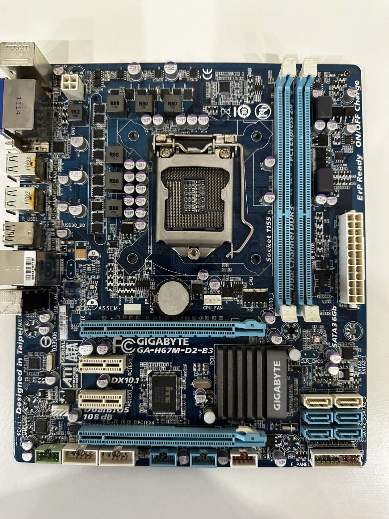 Материнская плата Gigabyte GA-H67M-D2-B3   (s1155 - фото фото фото 0