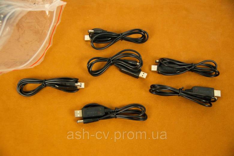 Кабель перетворювач з USB 5V на штекер 5.5мм 12V - фото фото фото 3