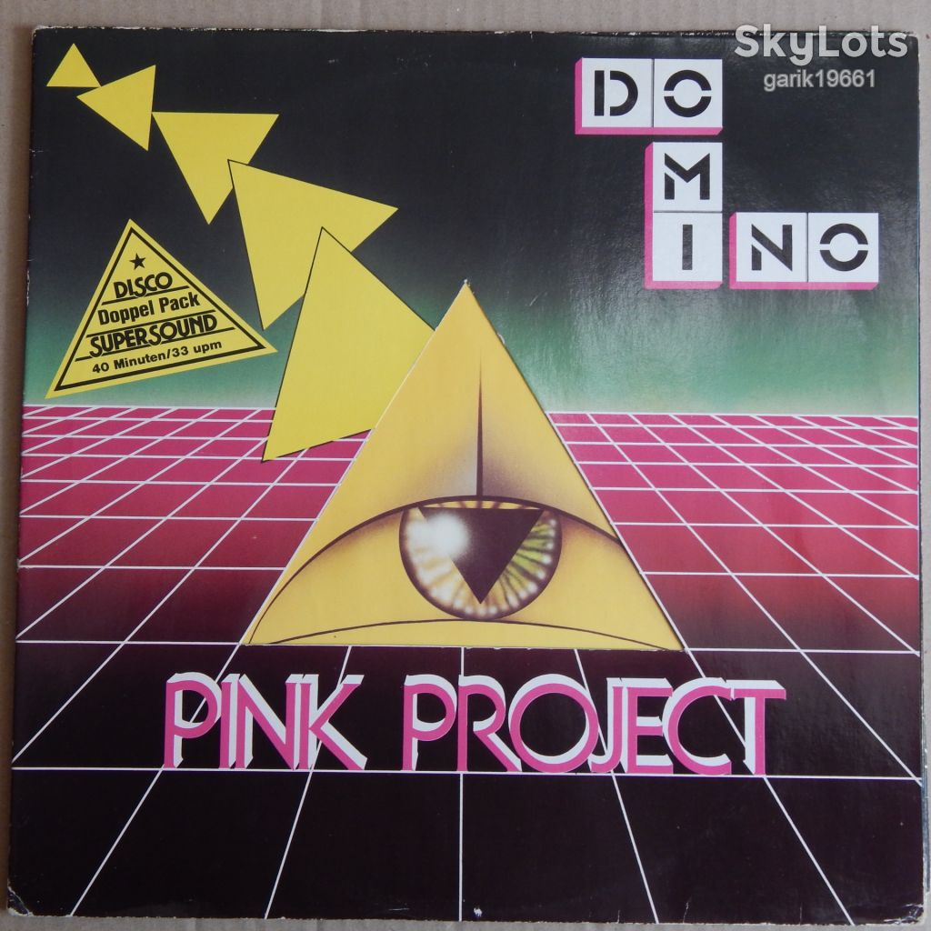 Pink Project – Domino  (Ultraphone – 6.28568 DW, Germany) inserts EX+/NM-/NM- - фото фото фото 0
