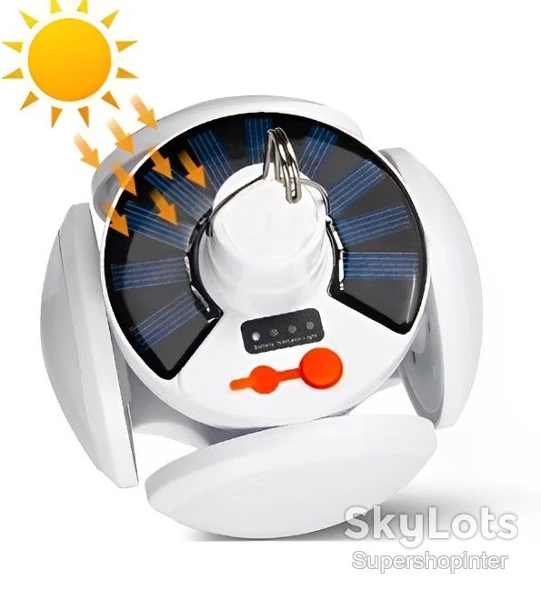 Фонарь-лампа аккумуляторная BL 2029 + SOLAR на солнечной батарее с USB зарядкой - фото фото фото 2