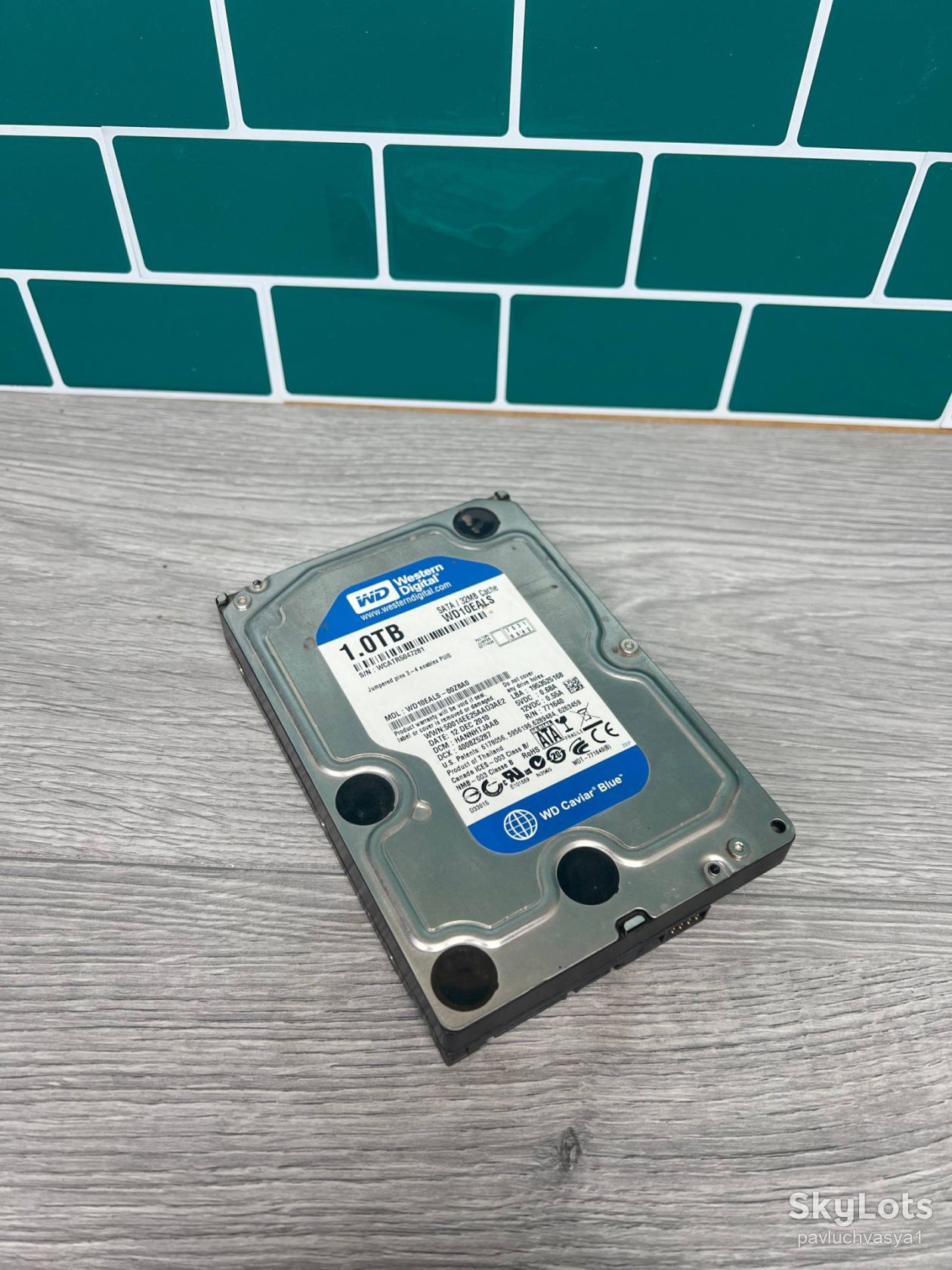 Жорсткий диск 3.5" HDD 1TB Western Digital Blue  (122) - фото фото фото 1