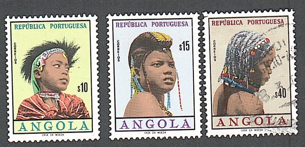Ангола  (1961) Португальская колония. Ангольские женщина. Причёски - фото фото фото 0