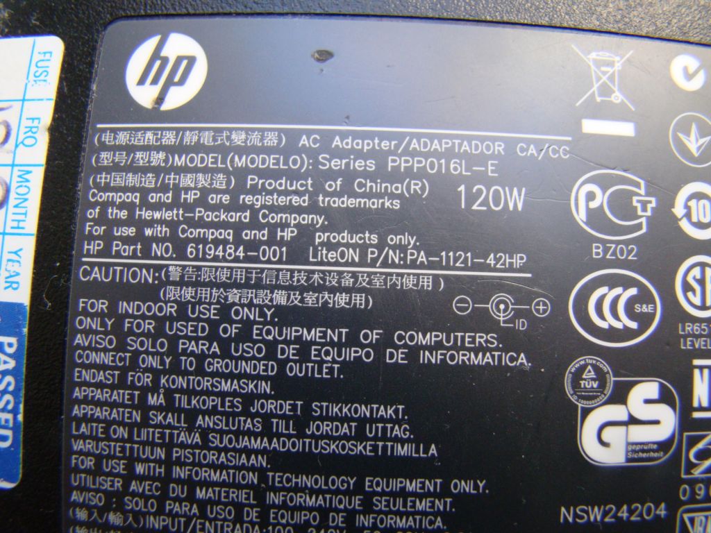 Адаптер питания Hp 18,5V 6,5A, 120Ватт. - фото фото фото 2