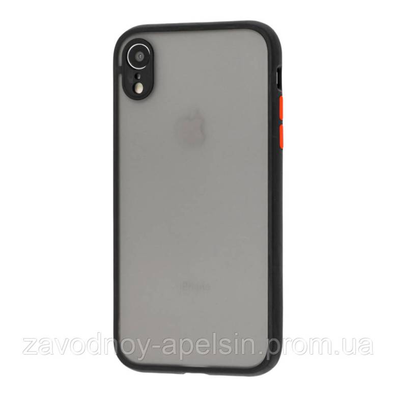 IPhone XR Чехол матовый Защита камеры (TPU+PC) - фото фото фото 0