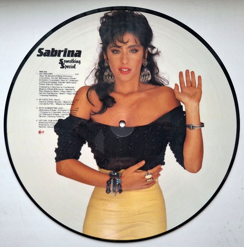 Sabrina - Something Special - 1988.   (LP). 12. Picture Disc. Пластинка+Постер. Denmark. Rare. - фото фото фото 5