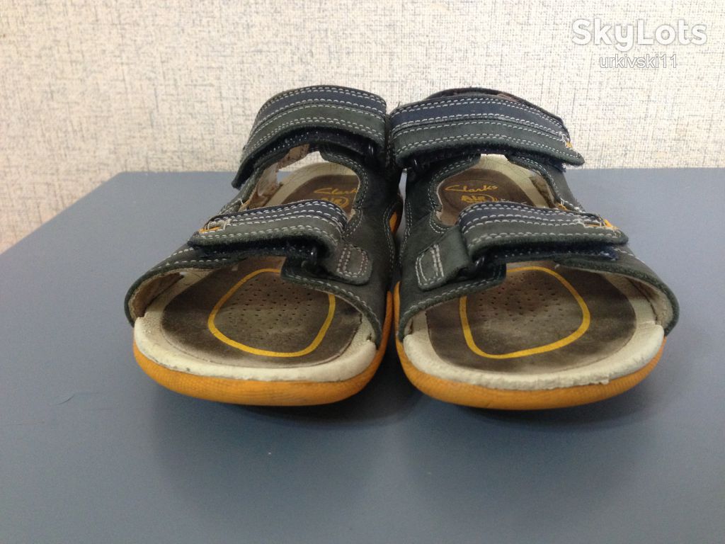 Босоножки для мальчика Clarks Air,р.32,нат.кожа,Вьетнам - фото фото фото 4
