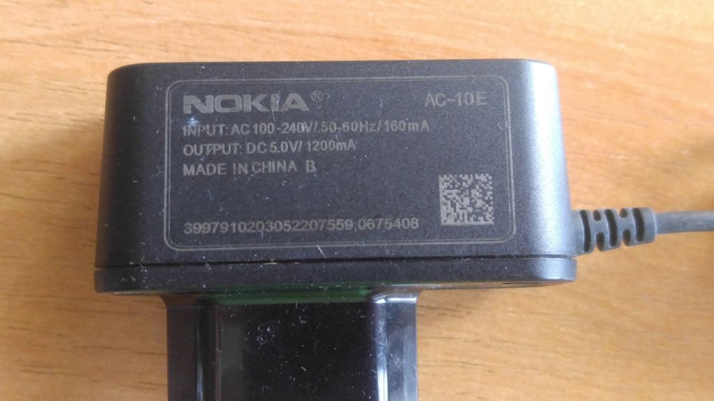 Зарядное устройство NOKIA AC-10E  (Micro USB) - фото фото фото 1