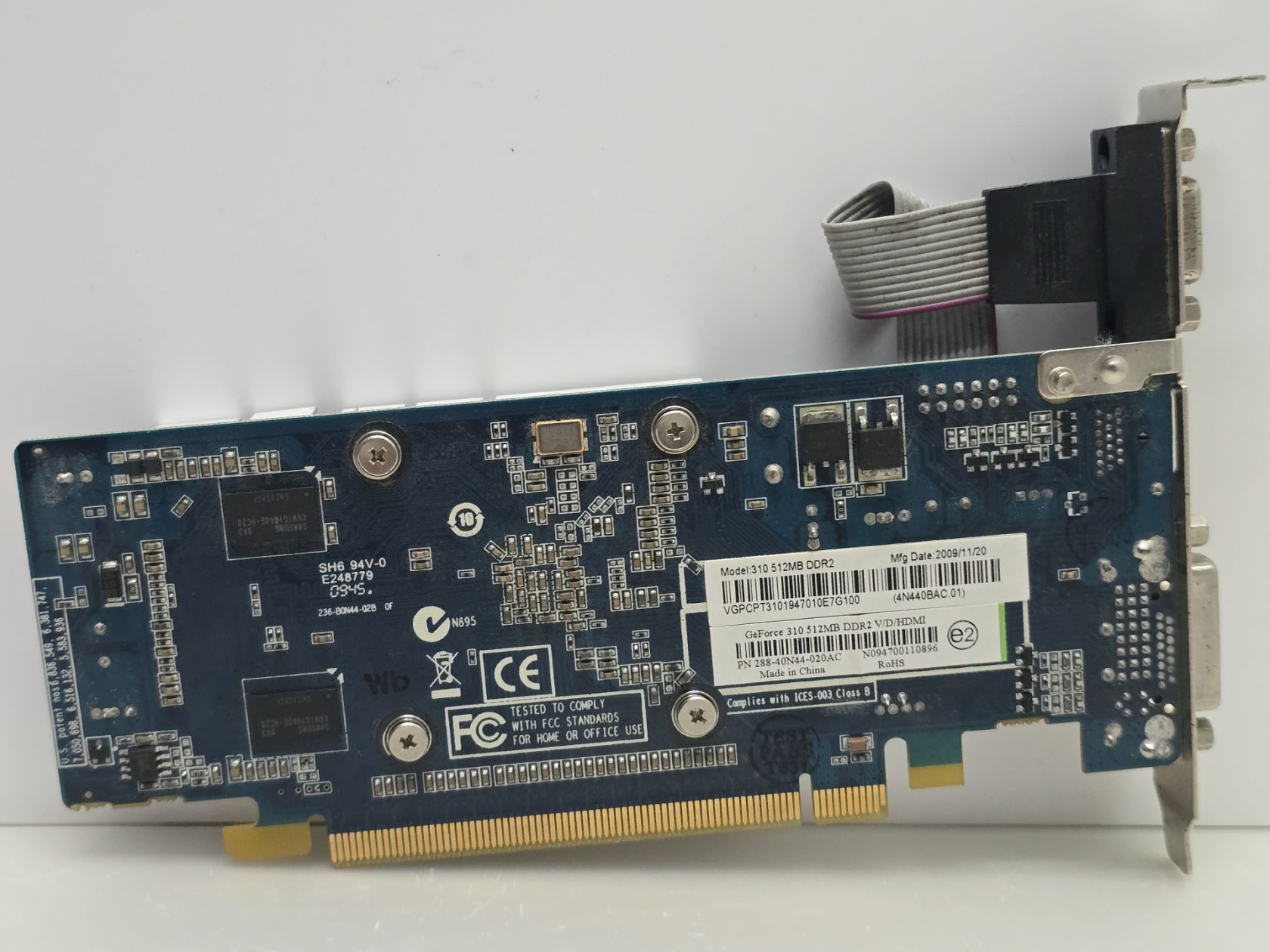 Видеокарта Nvidia GeForce 310 512MB  (GDDR2,128 Bit, HDMI, PCI-Ex, Б/у) - фото фото фото 2