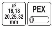 Калибратор труб PEX-AL-PEX развертка 16-32 мм YATO YT-22378 - фото фото фото 4