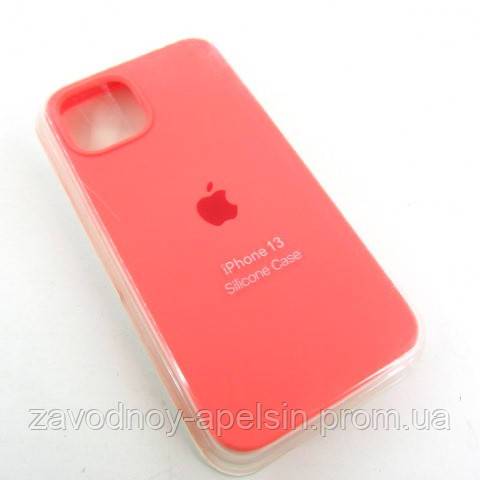 IPhone 13 Чехол силиконовый Silicone Case (коралловый) - фото фото фото 2