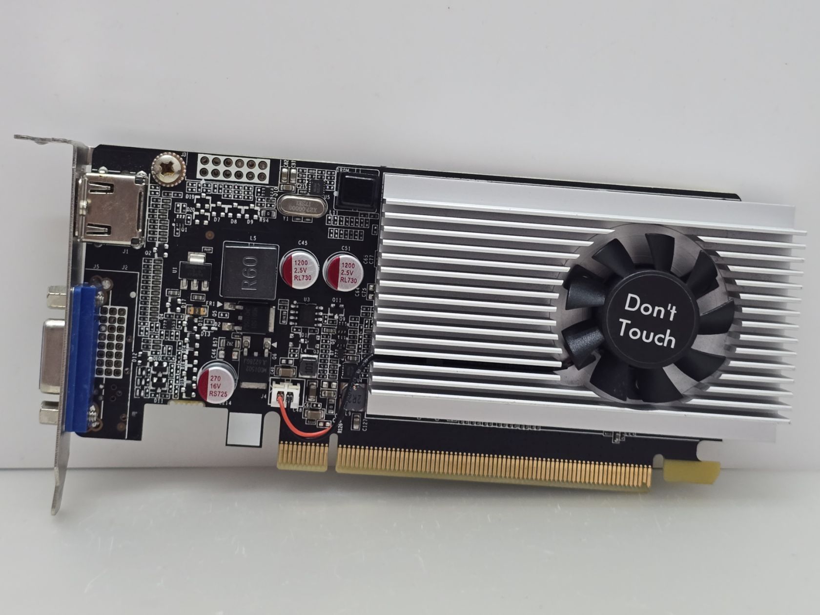 Відеокарта Nvidia GeForce GT 710 1GB   (Low profile, GDDR3,64 Bit,HDMI,PCI-Ex, Б/у) - фото фото фото 0