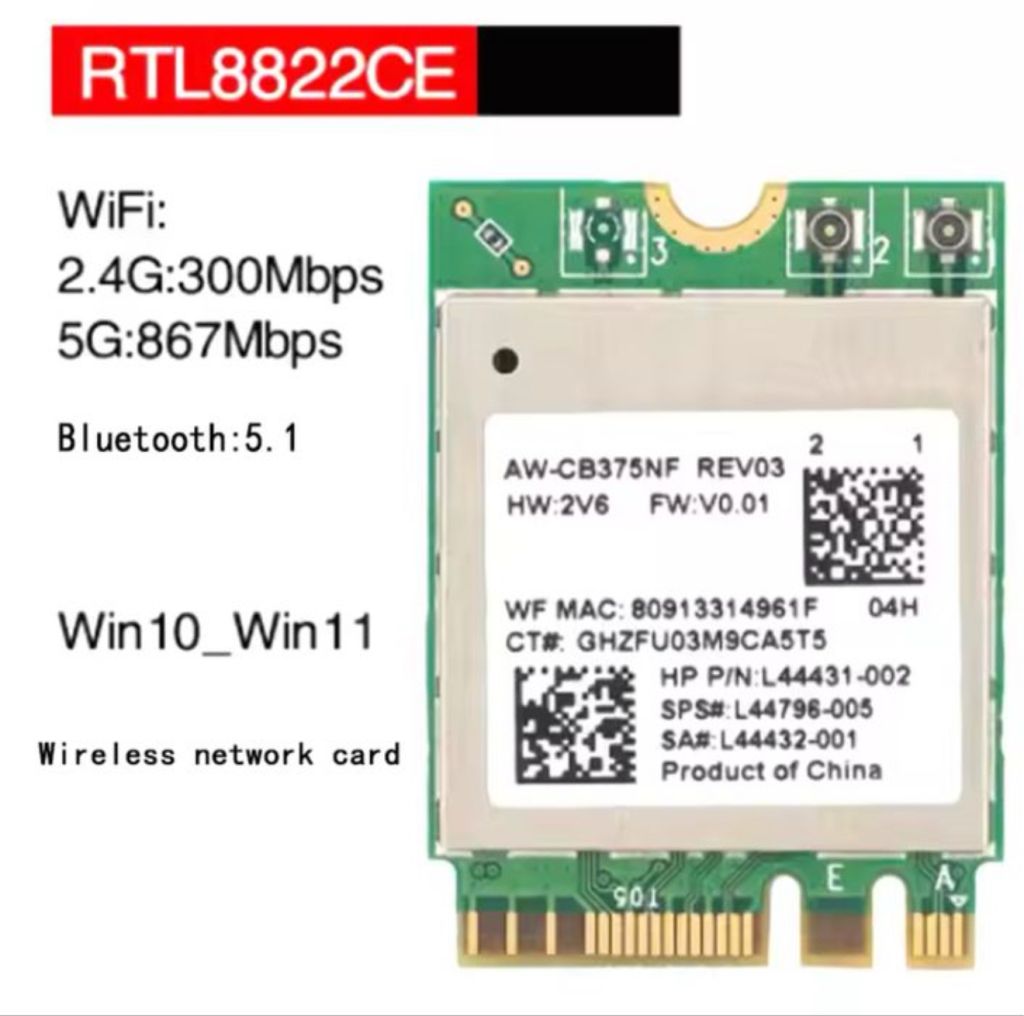 Wi-Fi AW-CB375NF RTL8822CE-CG модуль  M.2 M2 - фото фото фото 1
