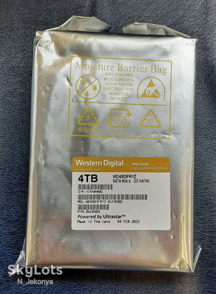 Жорсткий диск WD Gold Enterprise Class 4Tb                     (WD4003FRYZ) - фото фото фото 0