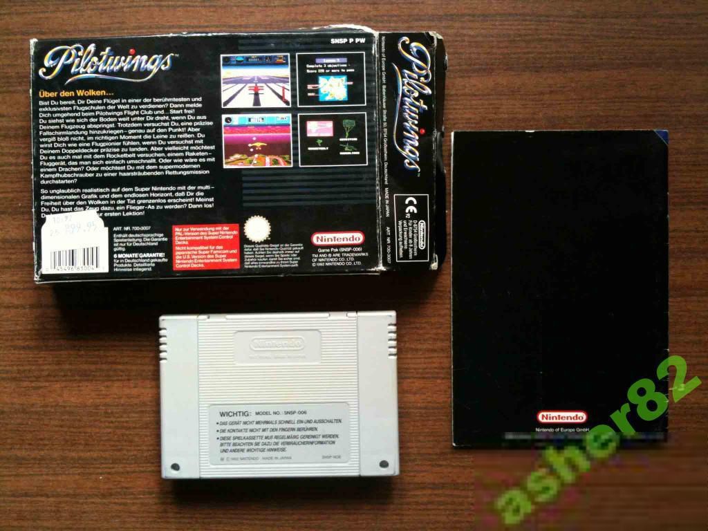 Игра на Super Nintendo SNES "Pilotwings"     (PAL) - фото фото фото 1