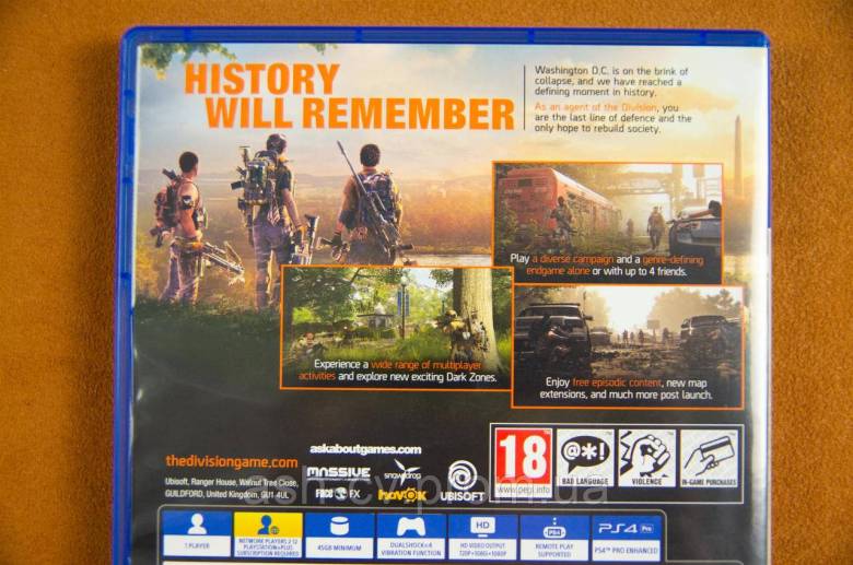 Диск Playstation 4 - The Division 2 - фото фото фото 2