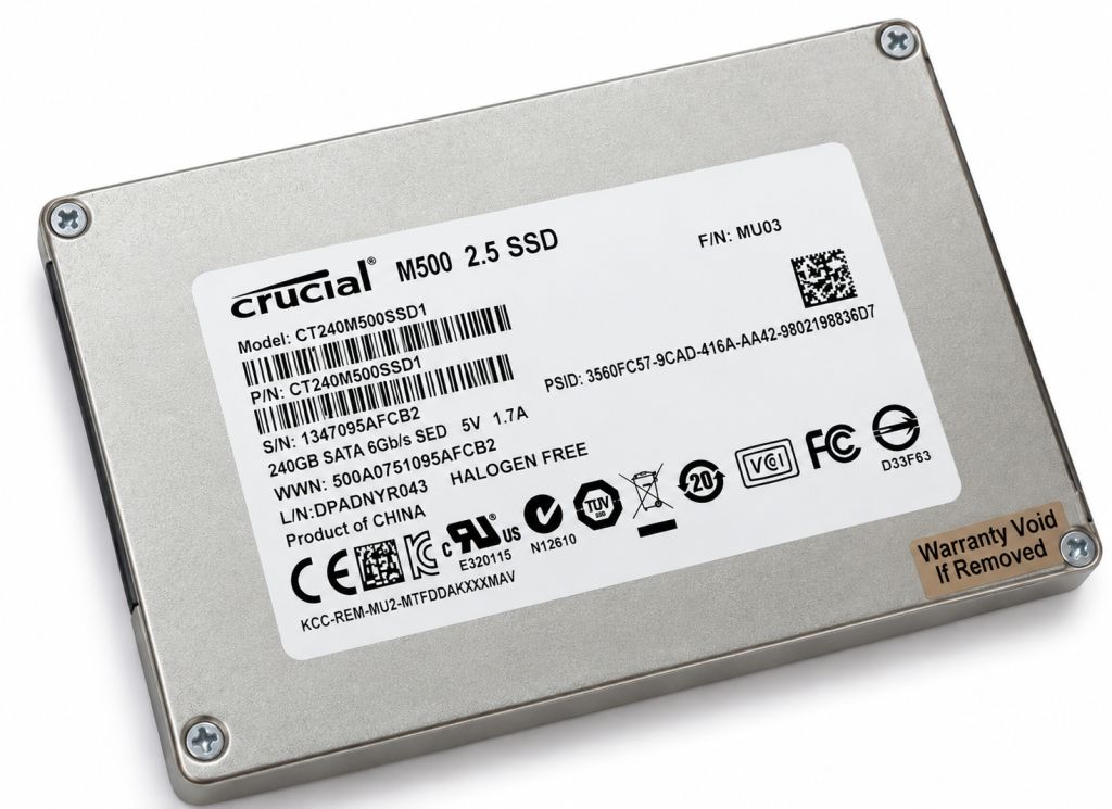 SSD диск 2.5 SATA 240GB Crucial M500 - фото фото фото 1