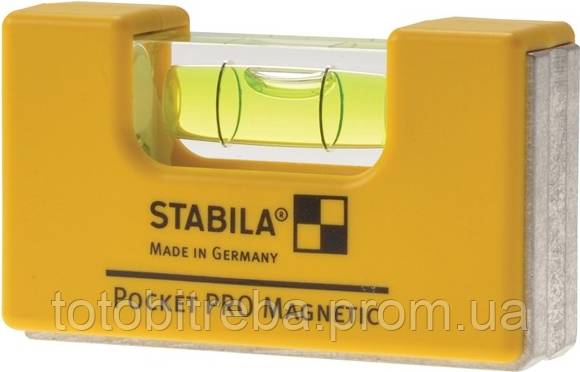 Рівень міні STABILA Pocket PRO магніт 7х2х4 см VR-17953 - фото фото фото 1