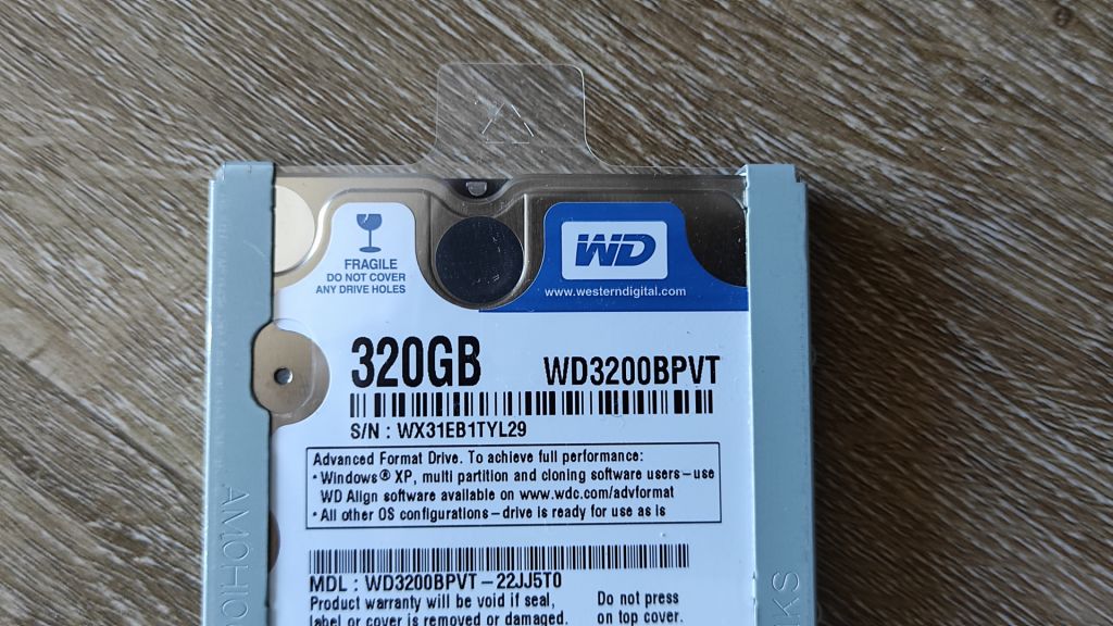 HDD 320 GB для ноутбука - фото фото фото 1