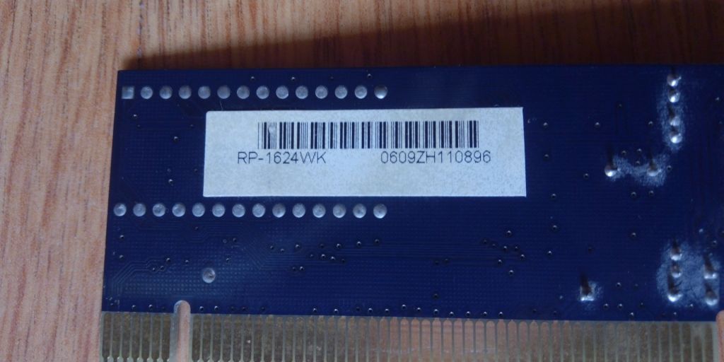 Сетевая карта PCI RP-1624WK  Realtek RTL8139D - фото фото фото 2