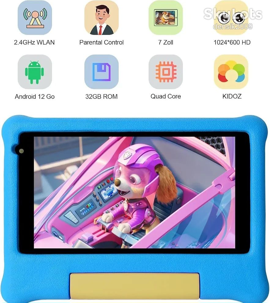 Планшет дитячий  7" Smart Life", TK707, 2+3/32Gb 4 ядра Android 12, 2500мАч + Чехол. - фото фото фото 2