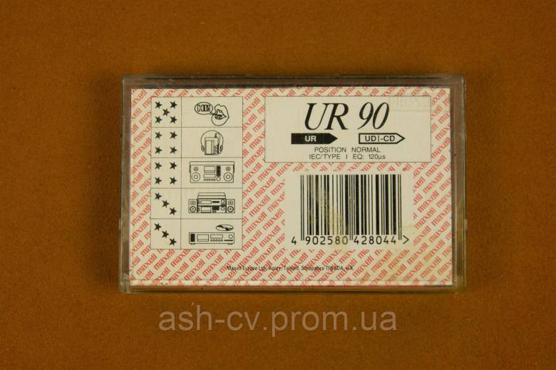 Аудіо касета Maxell UR 90 №188 - фото фото фото 2