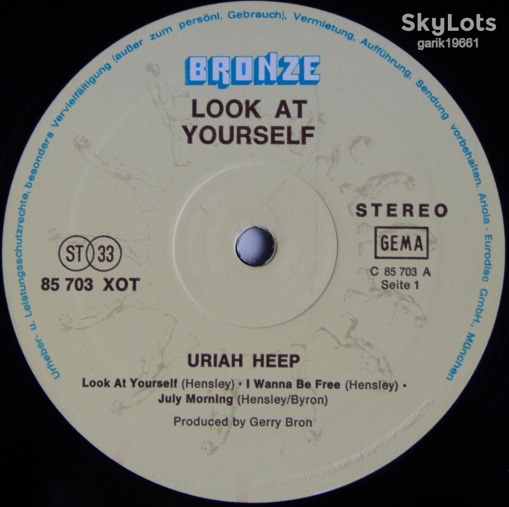 Uriah Heep – Look At Yourself  (Bronze – 85 703 XOT, Germany) EX+/NM- - фото фото фото 2