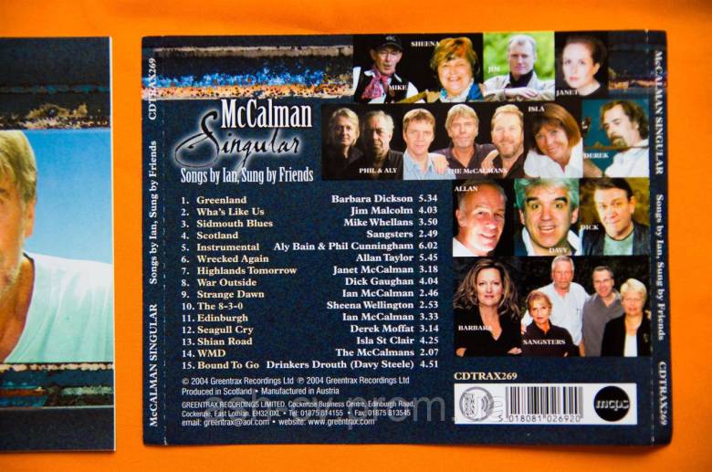 Музичний диск CD. McCALMAN - Singular - фото фото фото 1