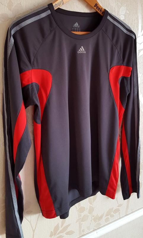 Компрессионная легкая кофта adidas clima cool - фото фото фото 2