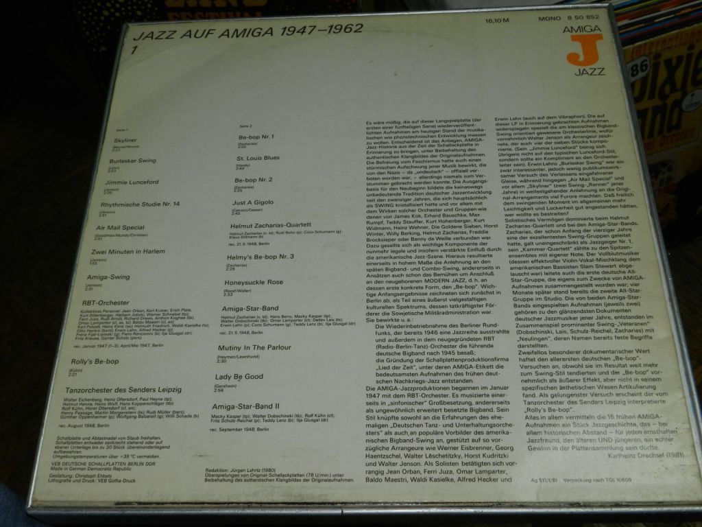 LP  AMIGA JAZZ - Jazz Auf Amiga 1947 - 1962 - фото фото фото 3
