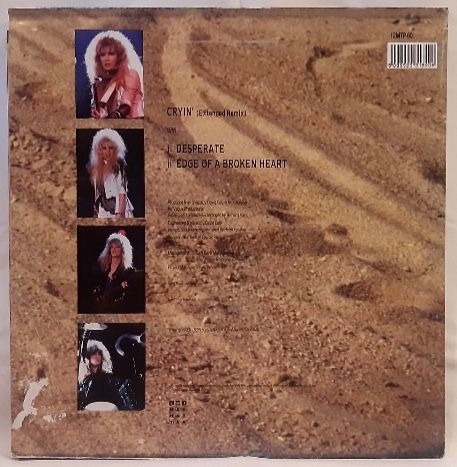 Vixen - Cryin - 1988.  (EP) 12. Vinyl. Пластинка + Poster. England. - фото фото фото 1