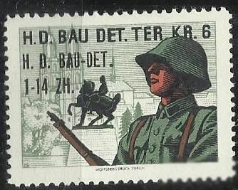 Швейцария 1940 униформа солдатская марка 1м. - фото фото фото 0