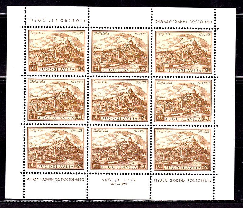 Югославия  1973 г MNH  -  м/лист - - фото фото фото 0