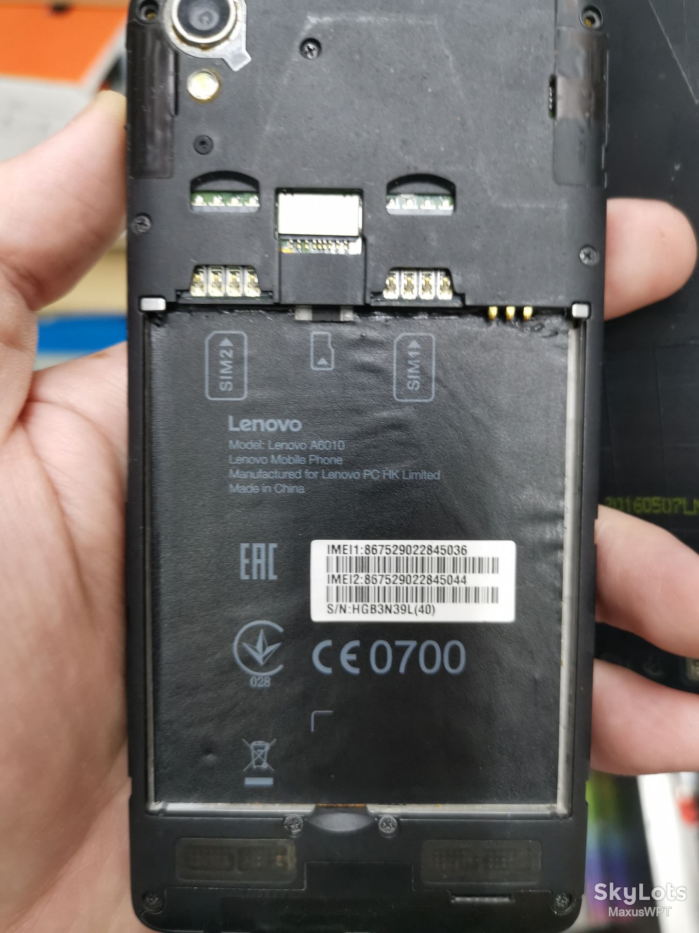 #226 Sklad Lenovo A6010 gray welkome - фото фото фото 4