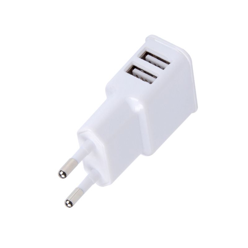 Сетевой адаптер - зарядное устройство 2xUSB белый - фото фото фото 1