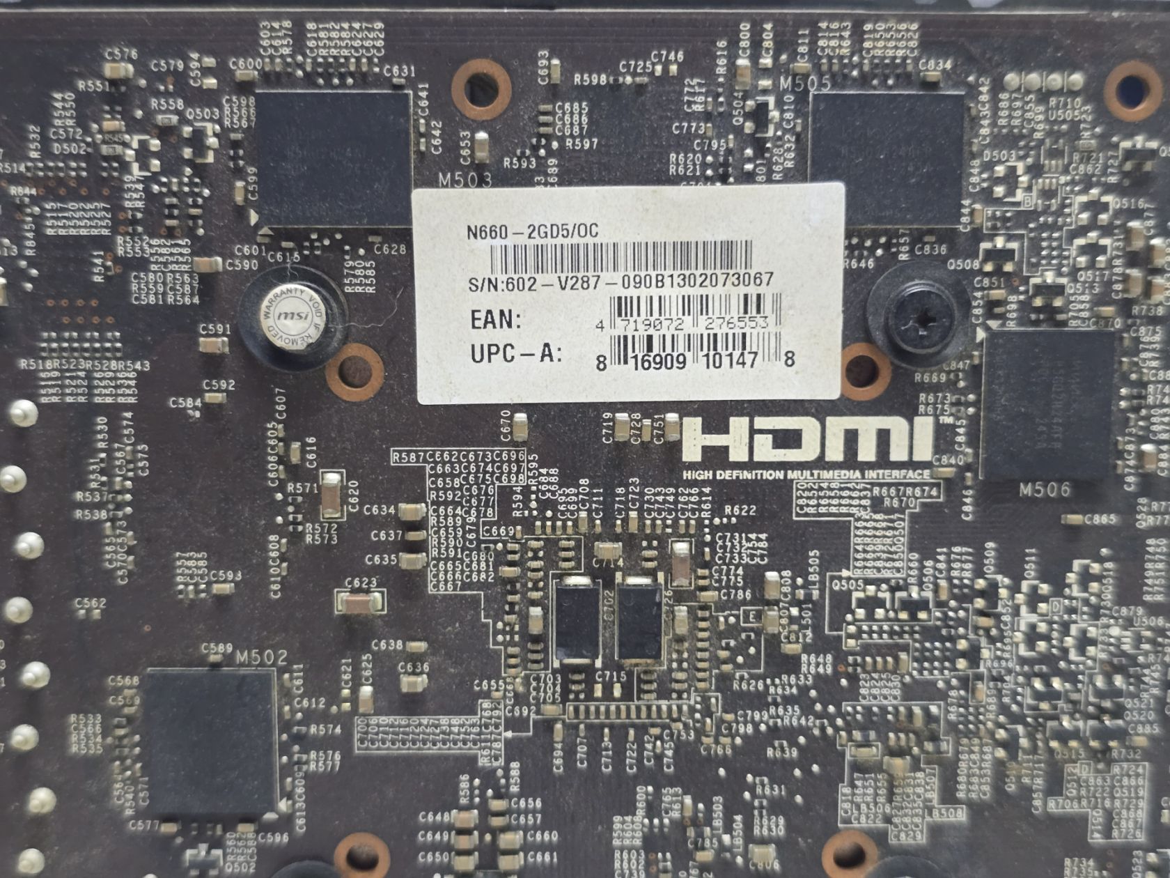 Відеокарта MSI GeForce GTX 660 2GB    (GDDR5,192 Bit,HDMI,PCI-Ex,Б/у) - фото фото фото 4