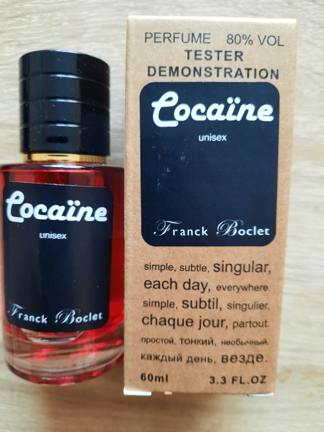 Туалетна вода Franck Boclet Cocaine 60ml. ТЕСТЕР - фото фото фото 0